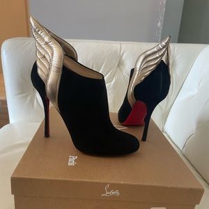 Christian Louboutin Mercura Wing Booties 100mm